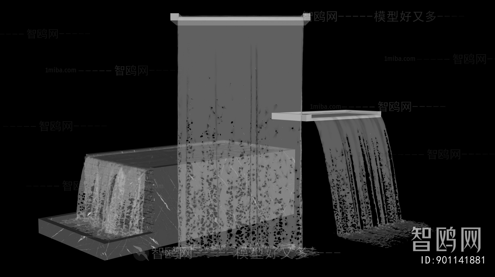 Modern Rockery Waterscape