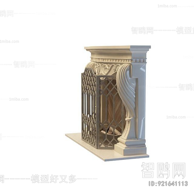 European Style Fireplace