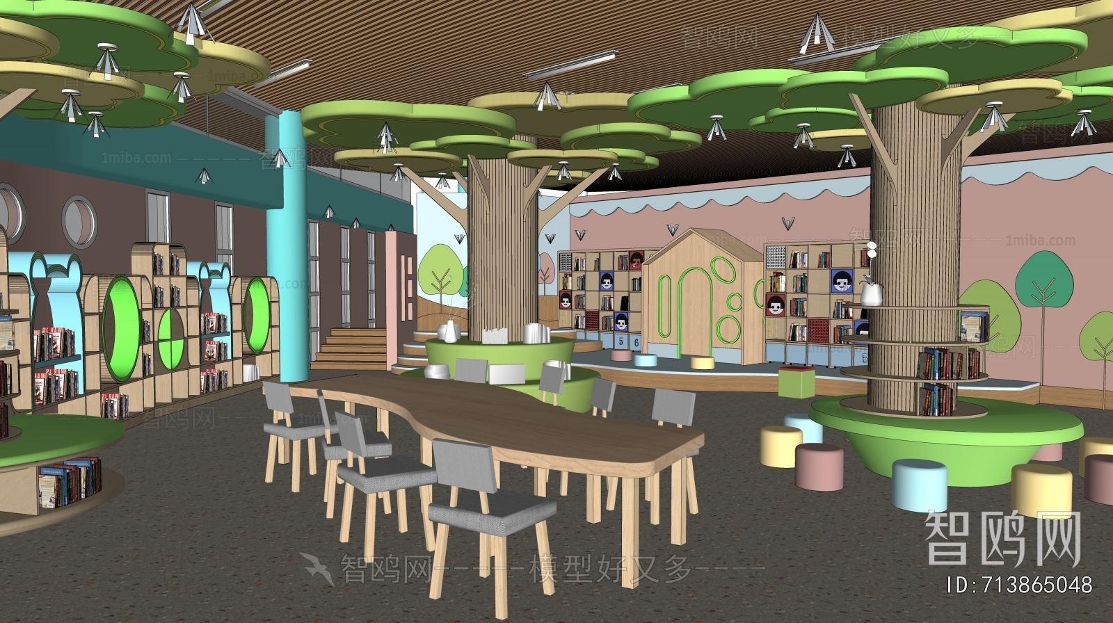 Modern Bookstore Book Bar