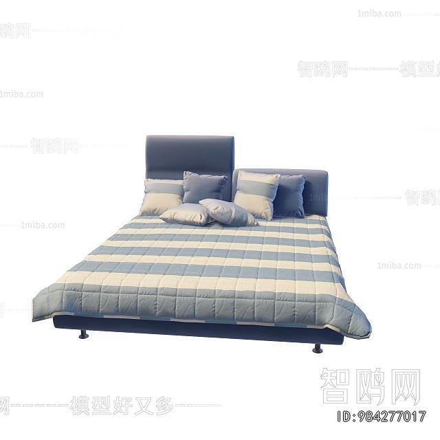 Mediterranean Style Double Bed