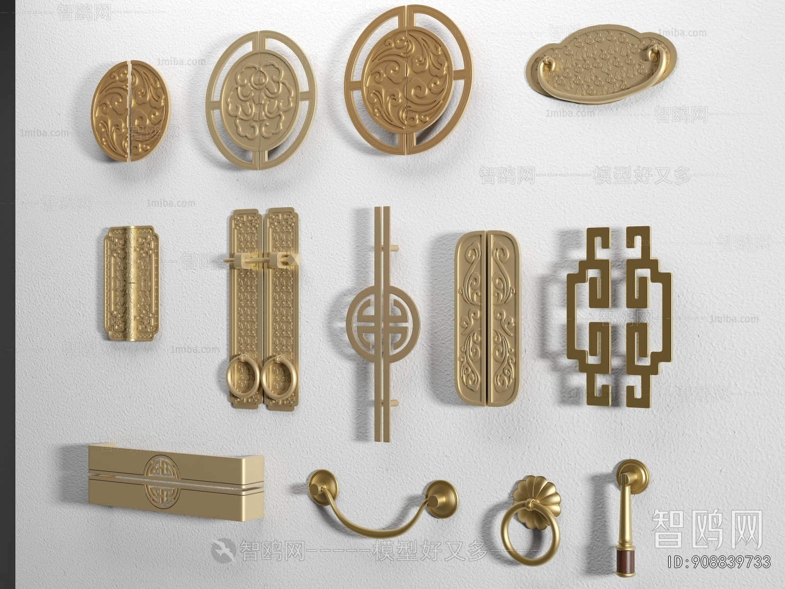 New Chinese Style Door Handle