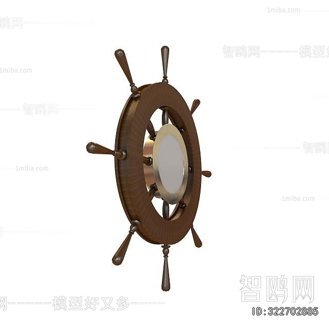 Mediterranean Style Wall Clock