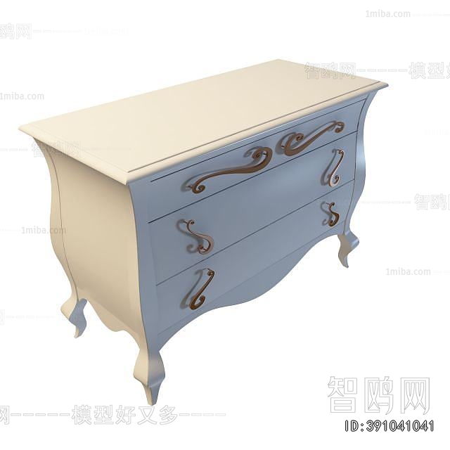 European Style Bedside Cupboard