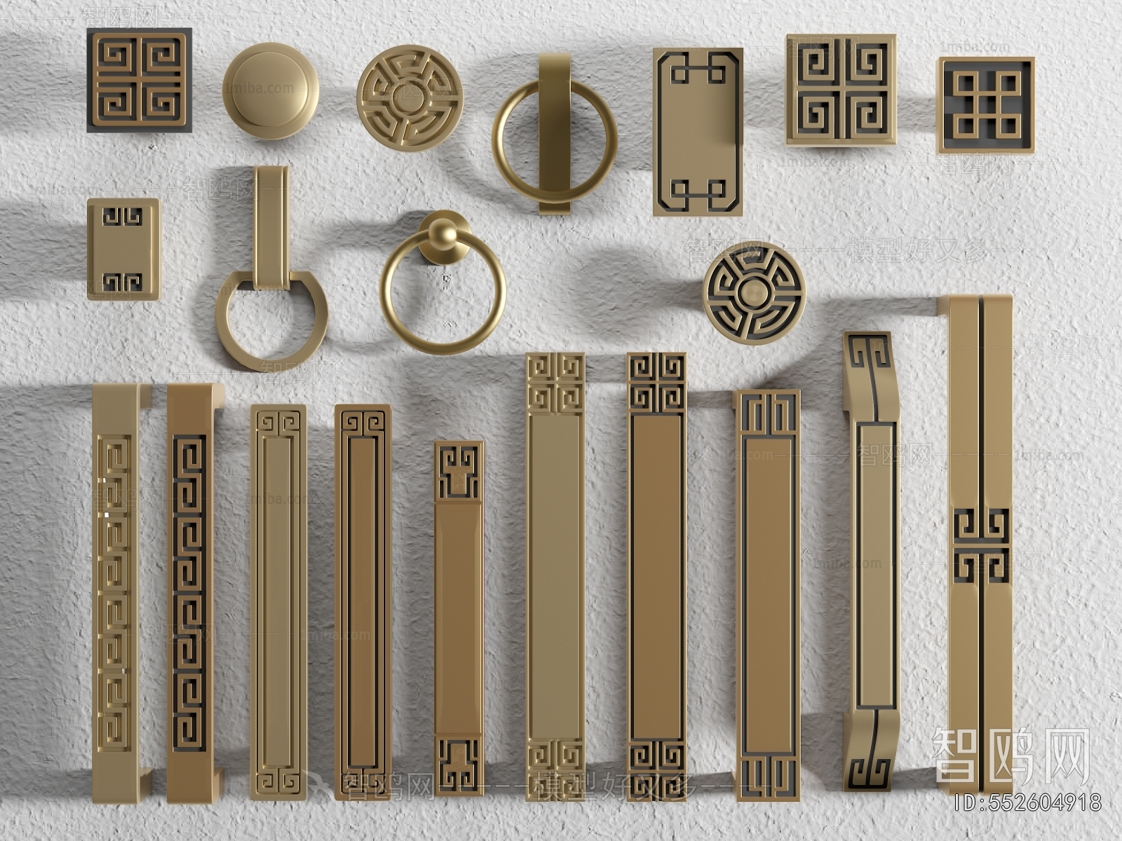 New Chinese Style Door Handle