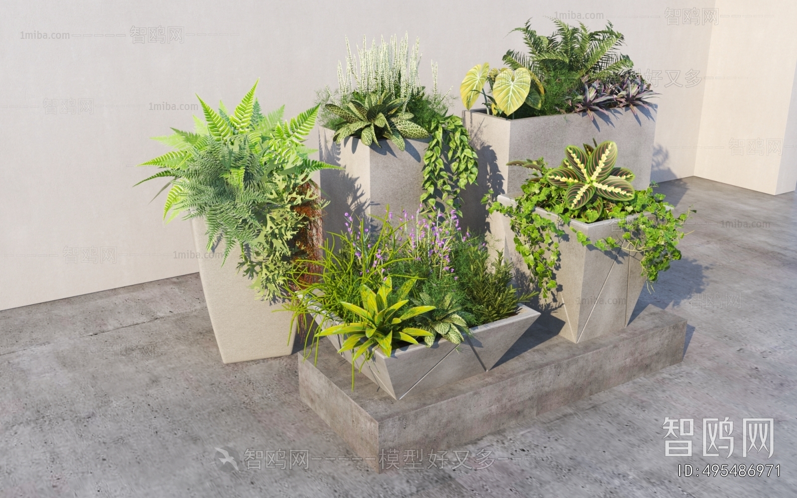 Modern Flower Bed, Flower Bowl, Flower Box