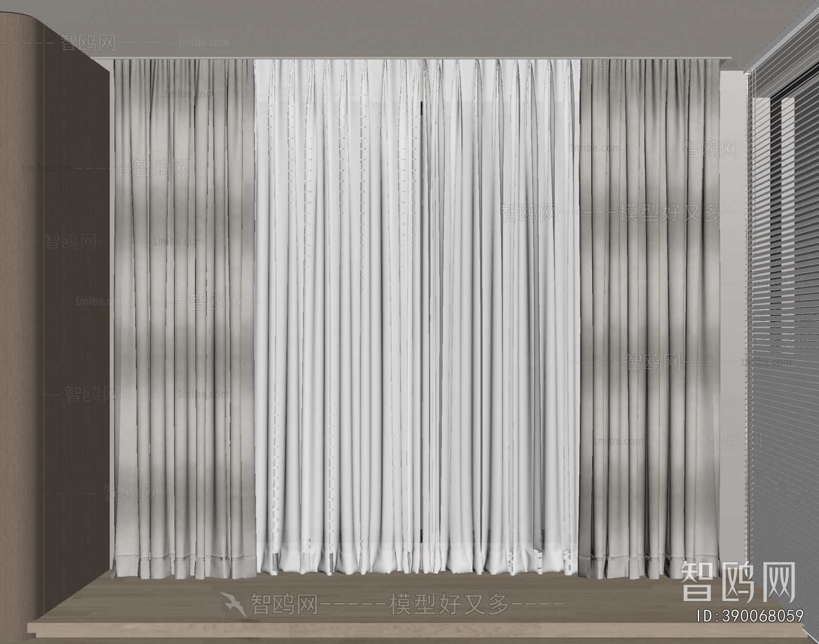 现代布艺窗帘
