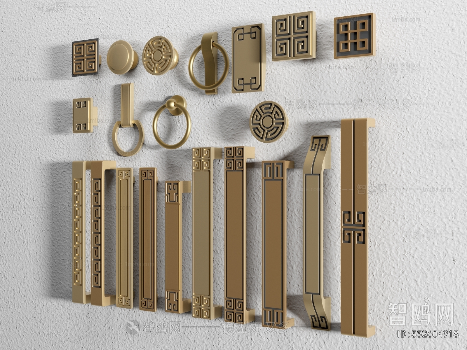 New Chinese Style Door Handle