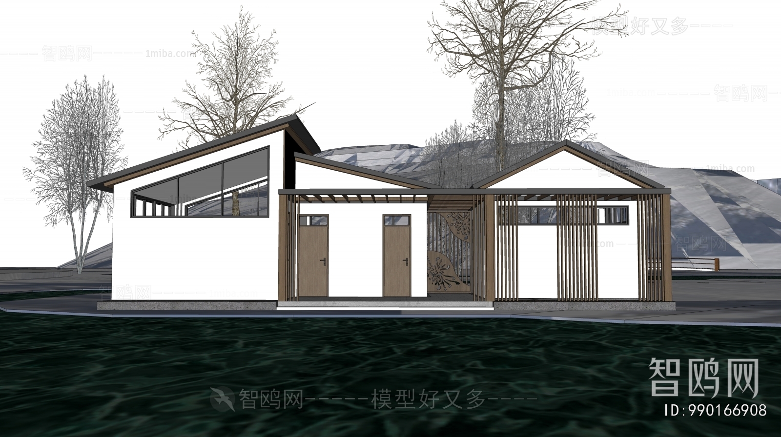 New Chinese Style Public Building