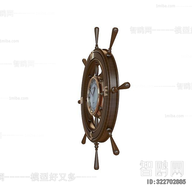 Mediterranean Style Wall Clock