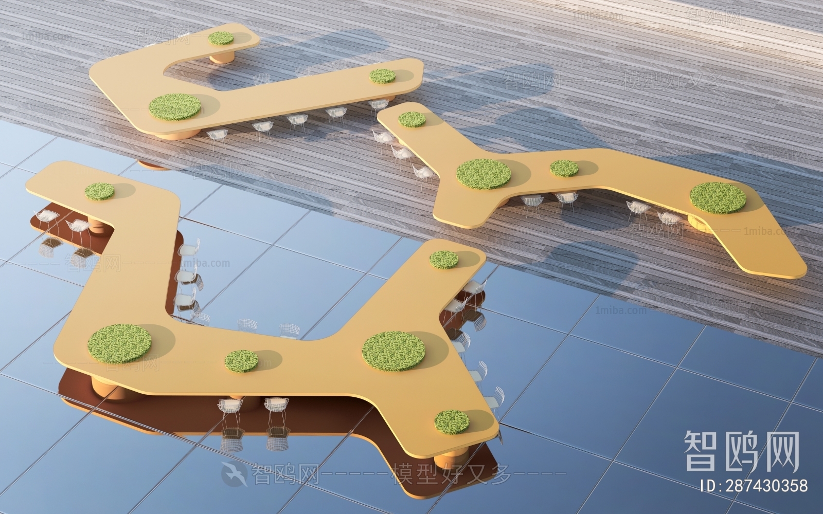 Modern Communal Chair