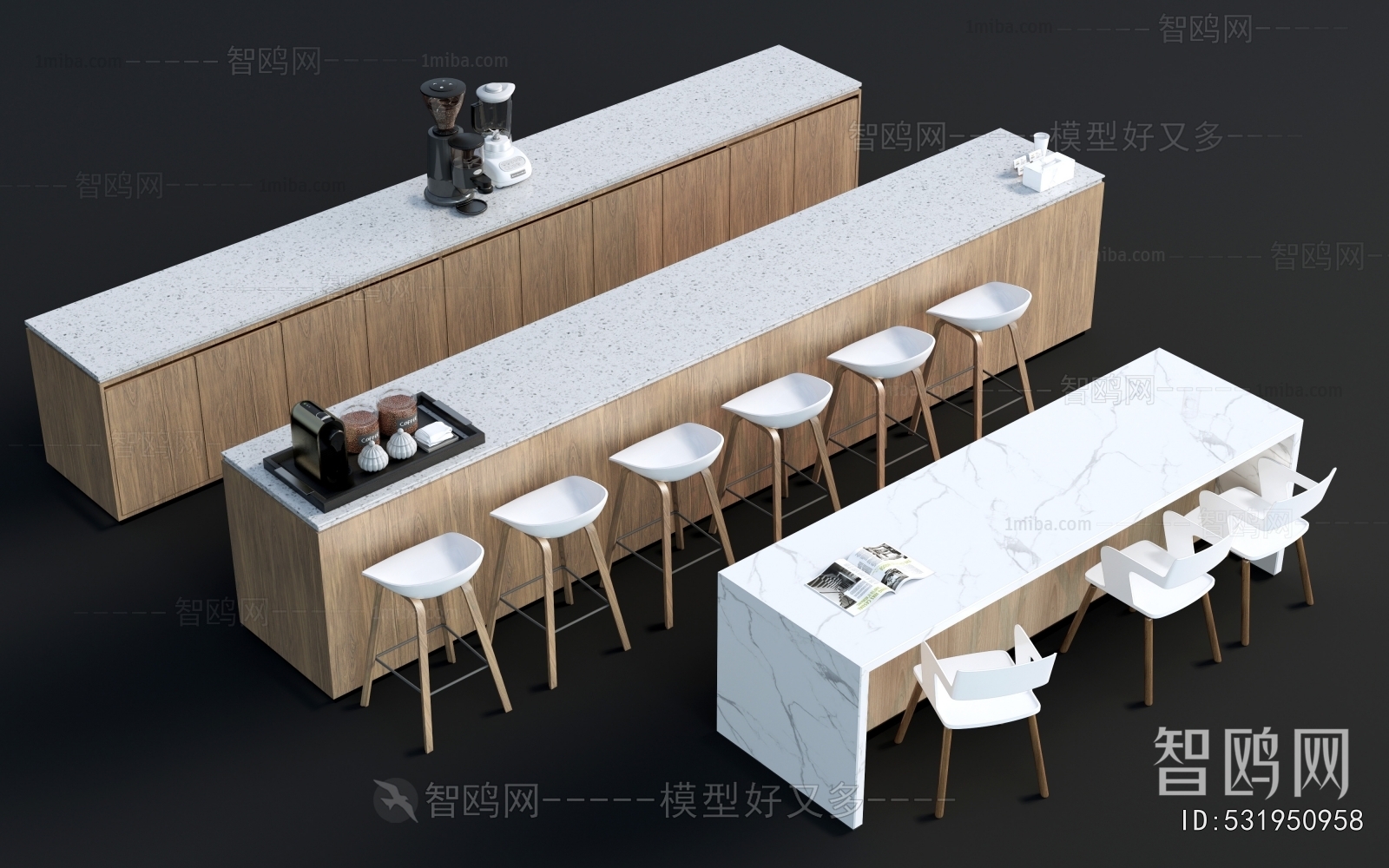 Modern Counter Bar