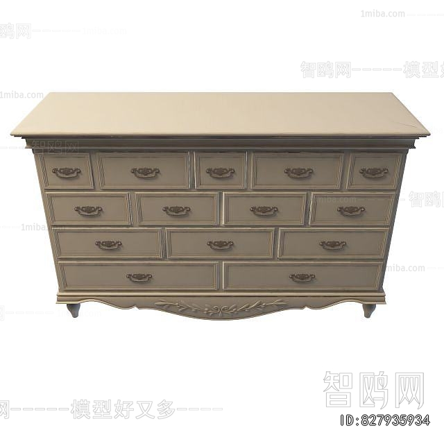 Simple European Style Side Cabinet