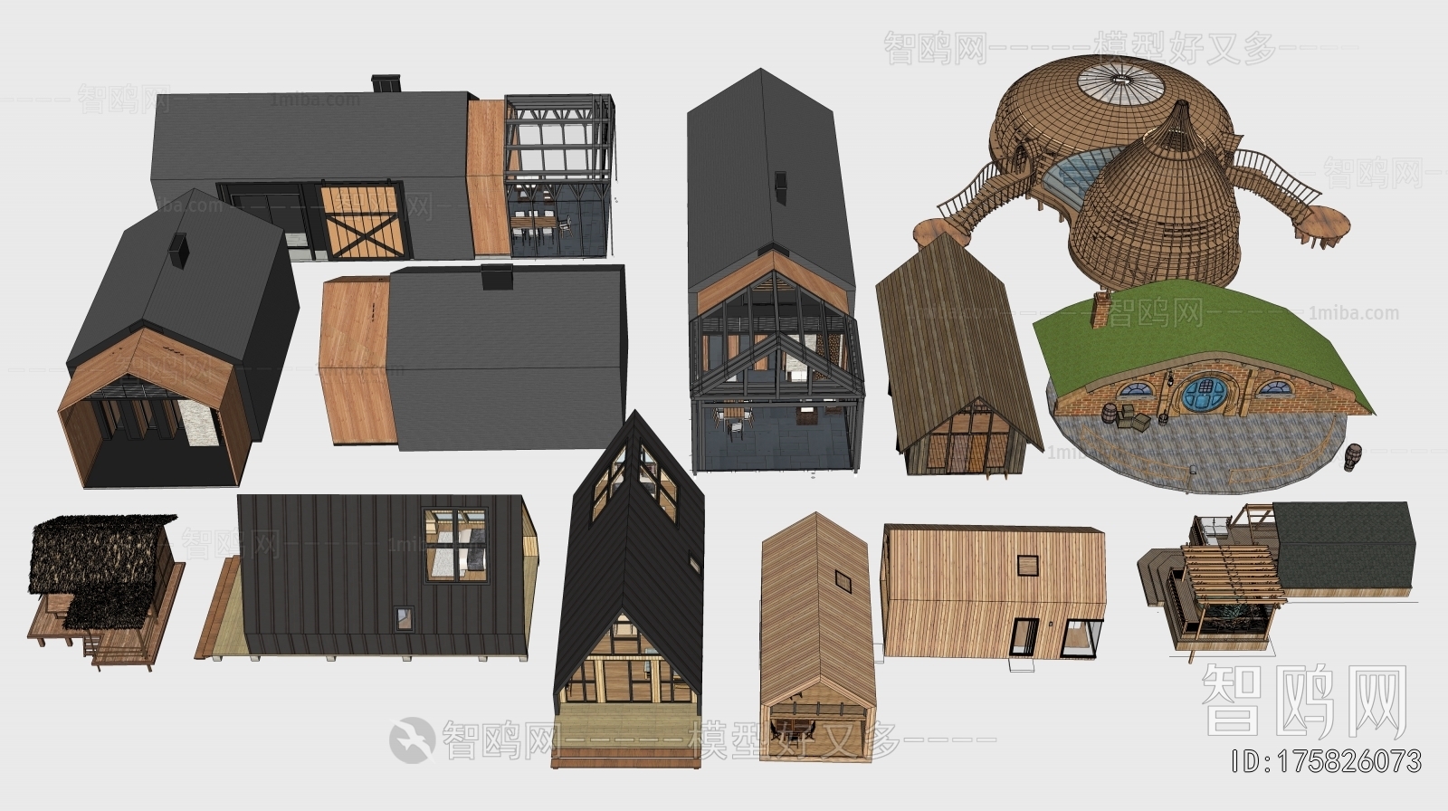 New Chinese Style Appearance Of Commercial Building