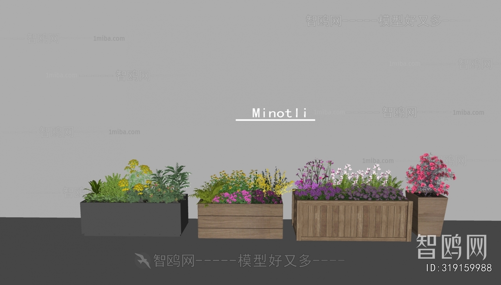 Modern Flower Bed, Flower Bowl, Flower Box