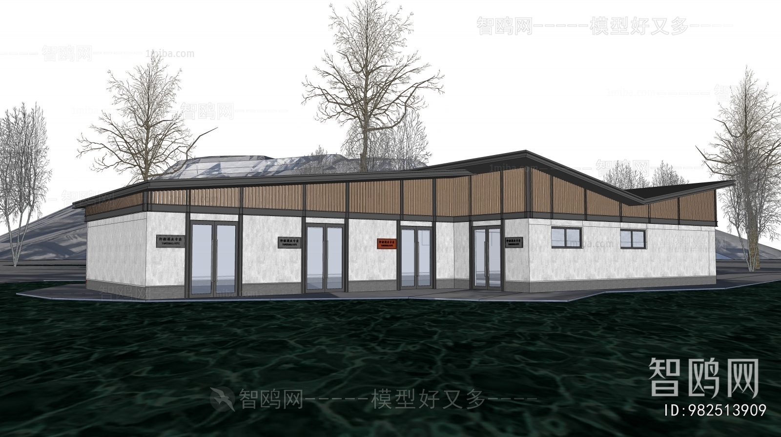 New Chinese Style Public Building