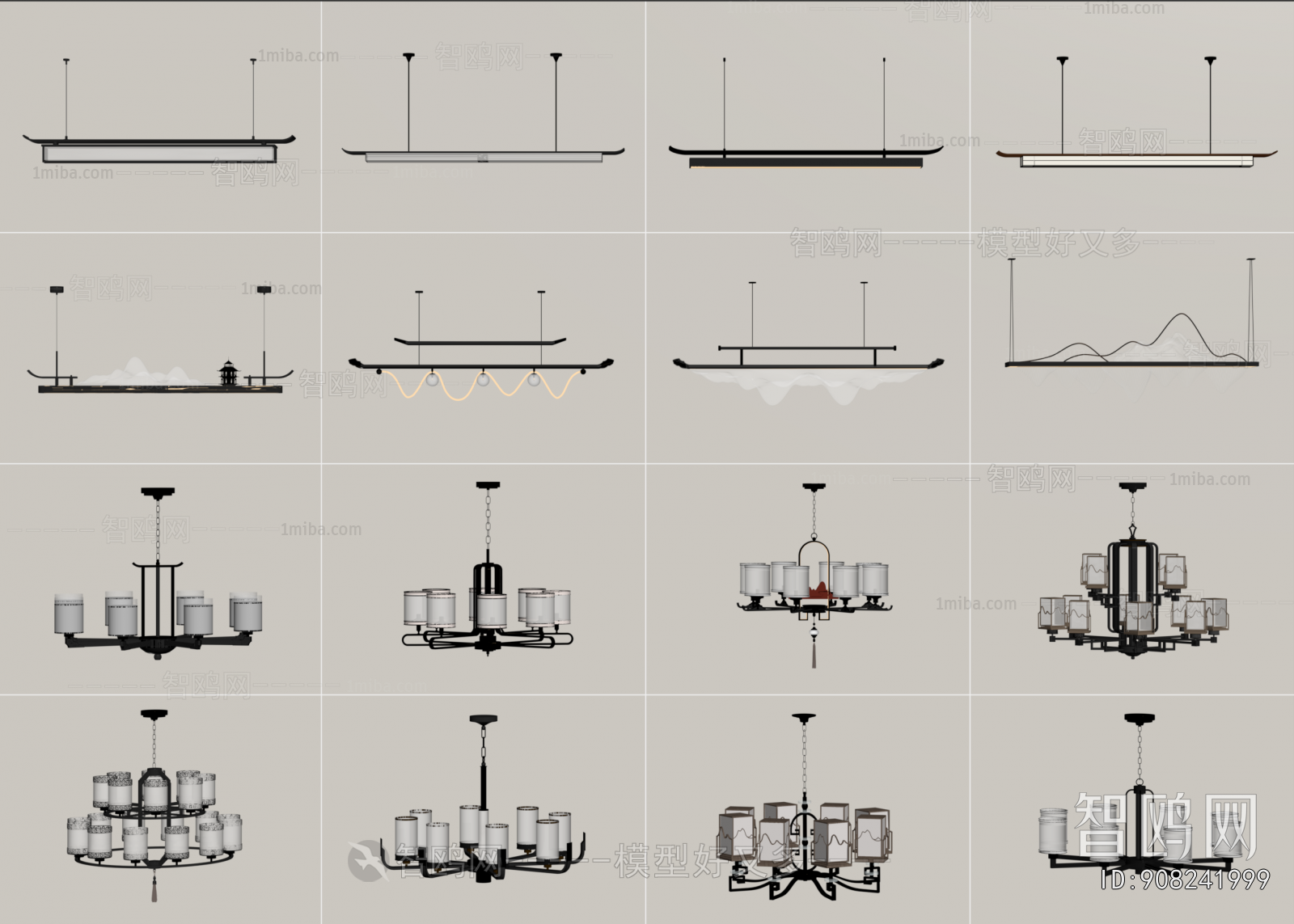 New Chinese Style Droplight