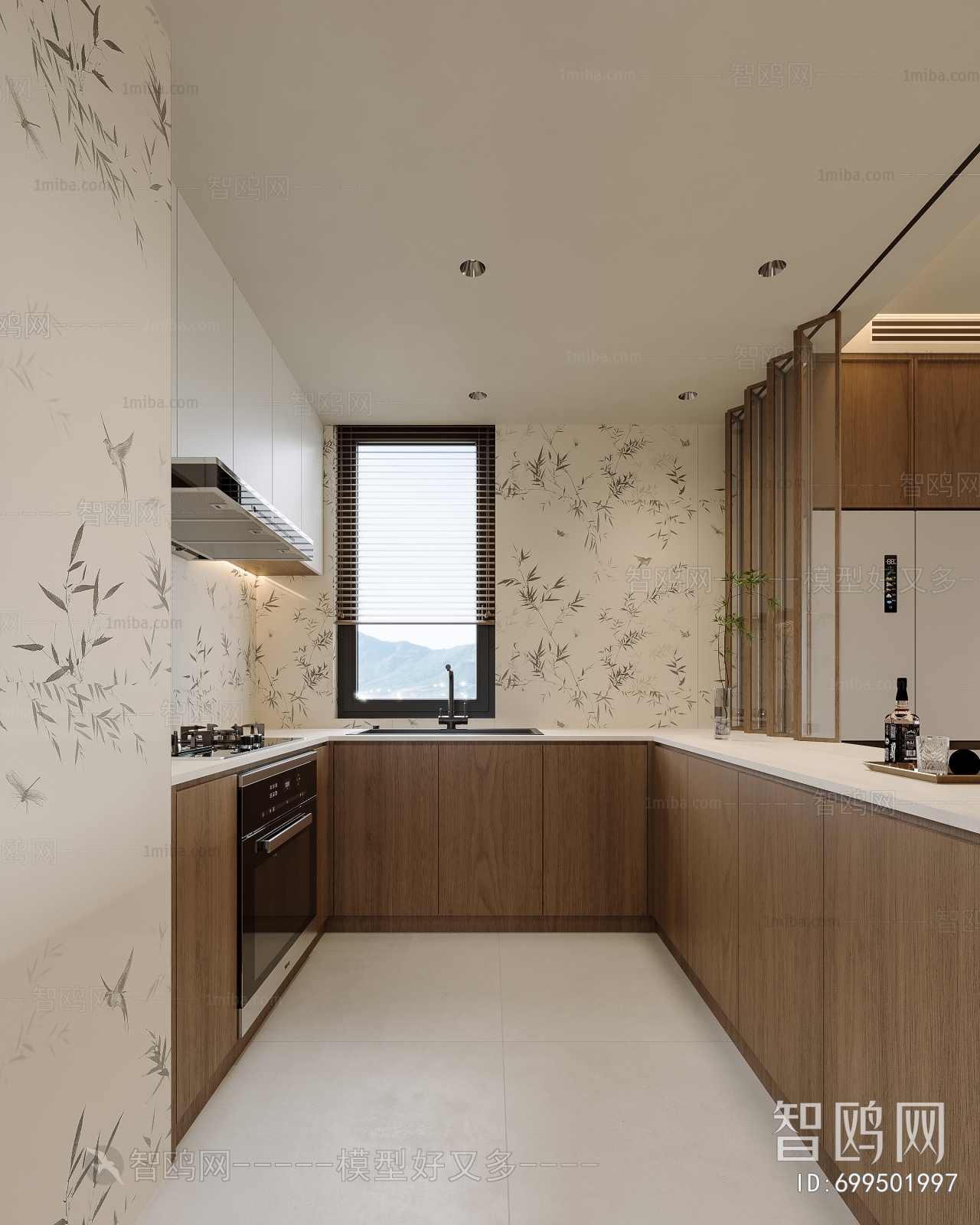 New Chinese Style A Living Room