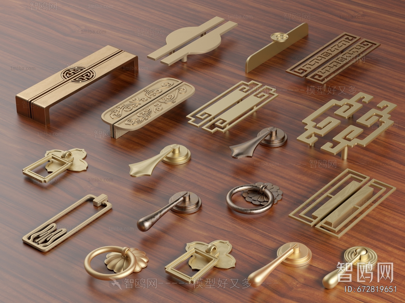 New Chinese Style Door Handle