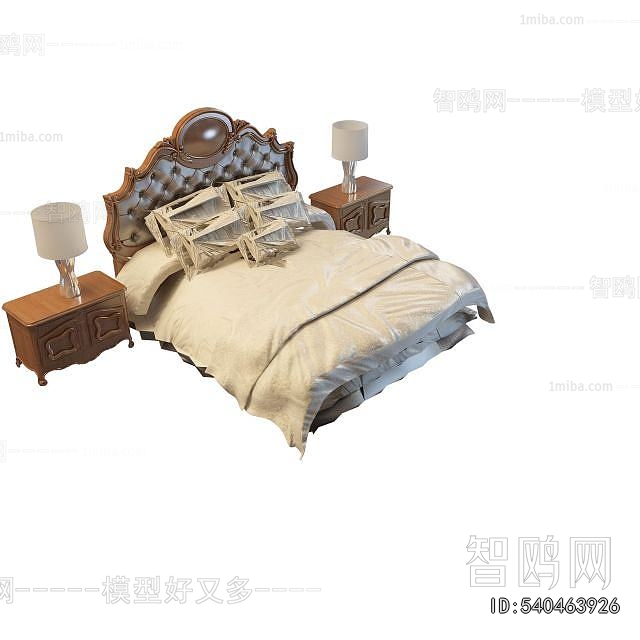 French Style Double Bed