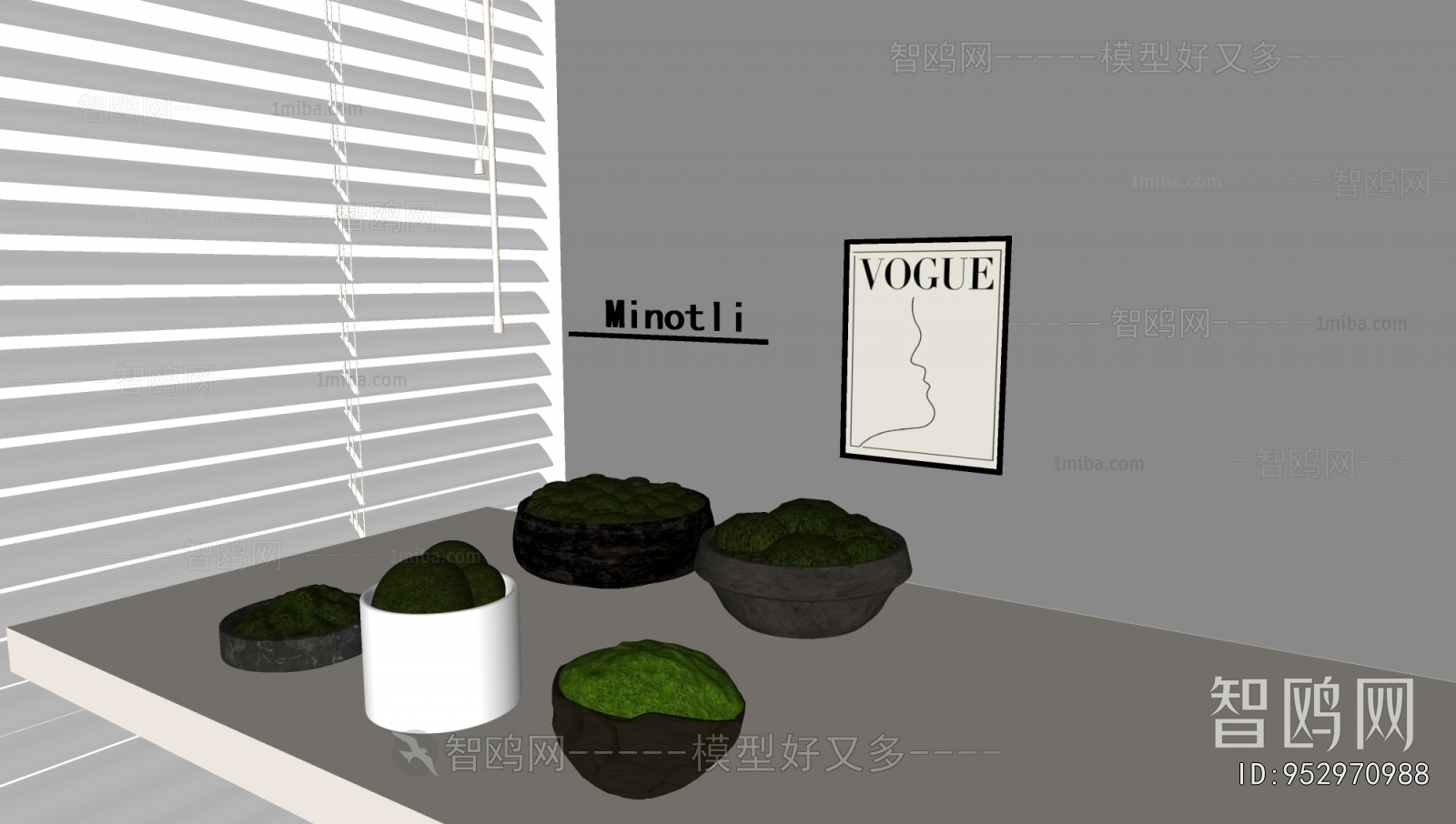 Modern Desktop Plant