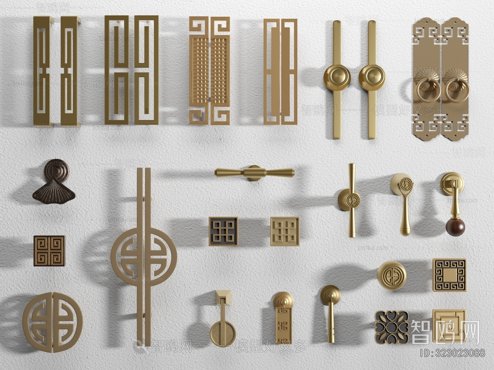 New Chinese Style Door Handle