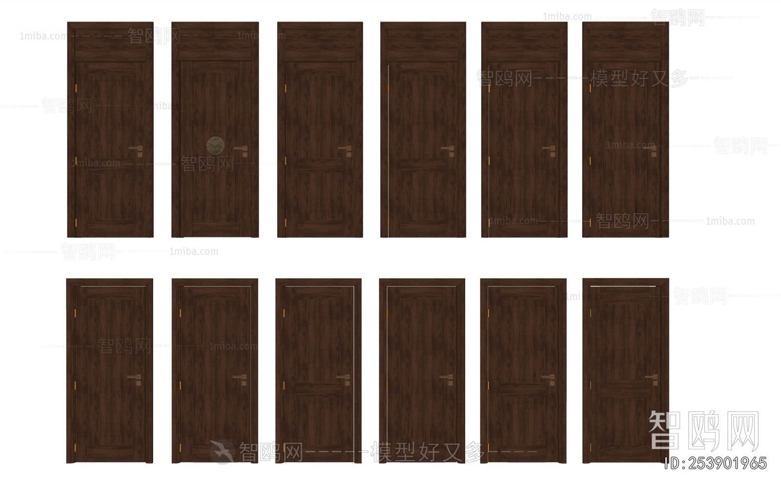 New Chinese Style Single Door