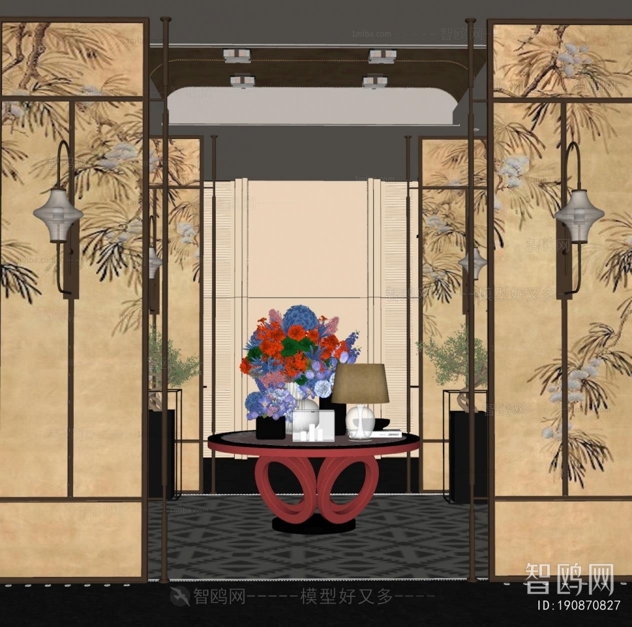 New Chinese Style Lobby Hall