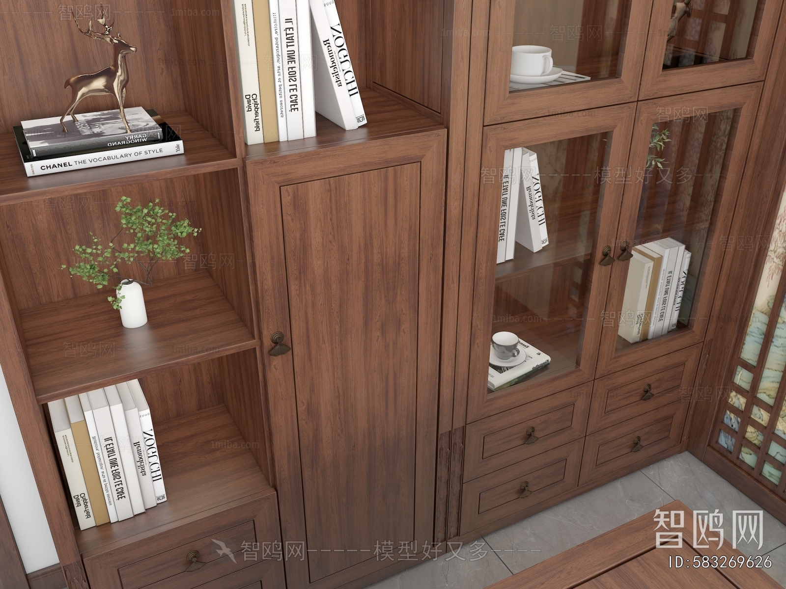 New Chinese Style Study Space