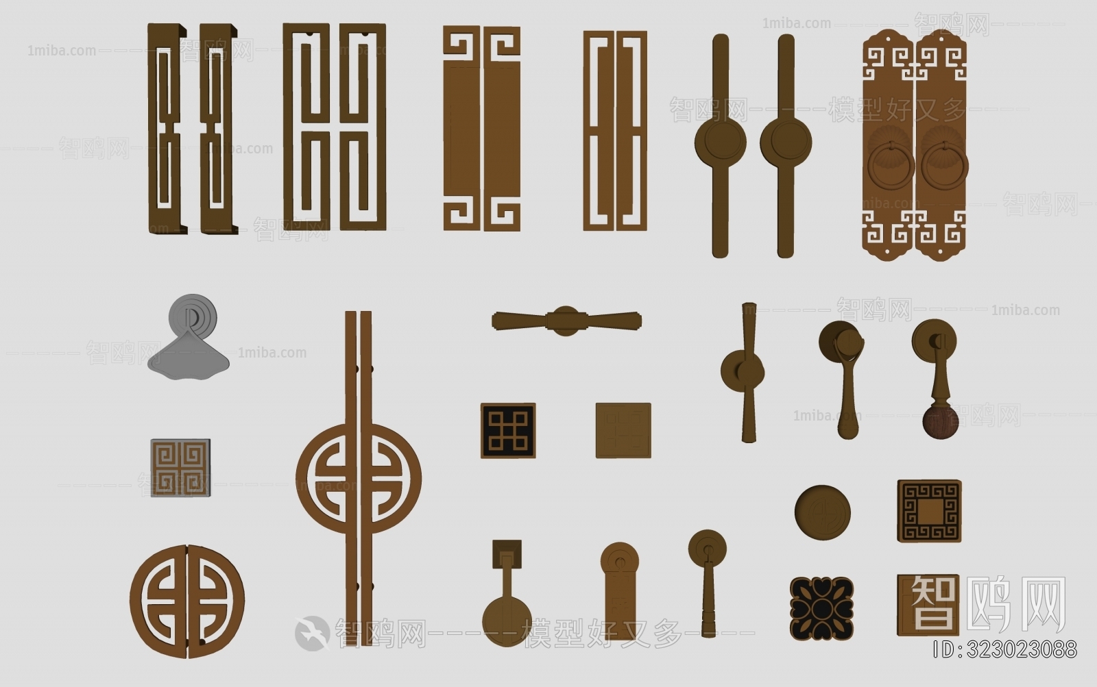 New Chinese Style Door Handle