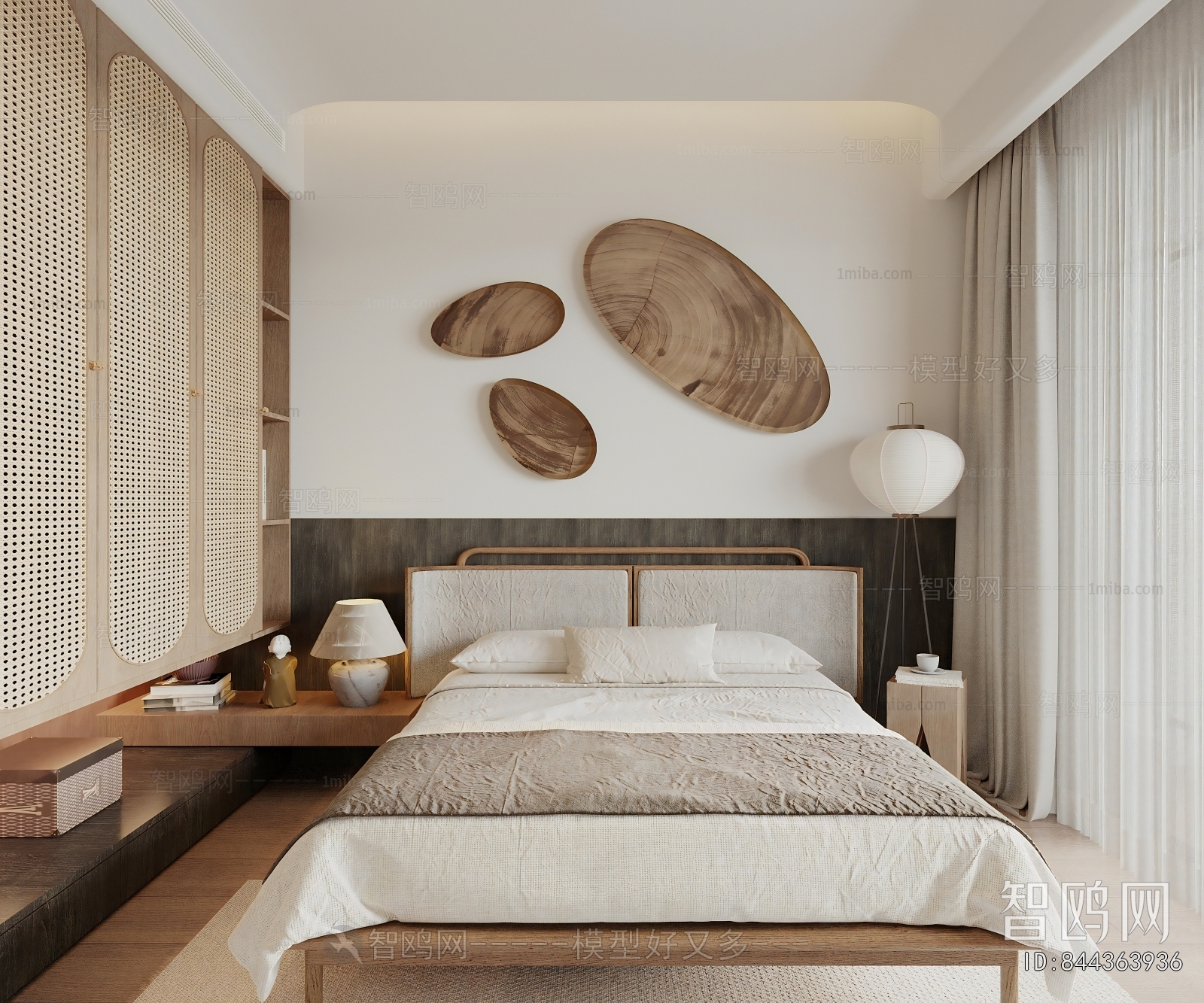 Wabi-sabi Style Bedroom