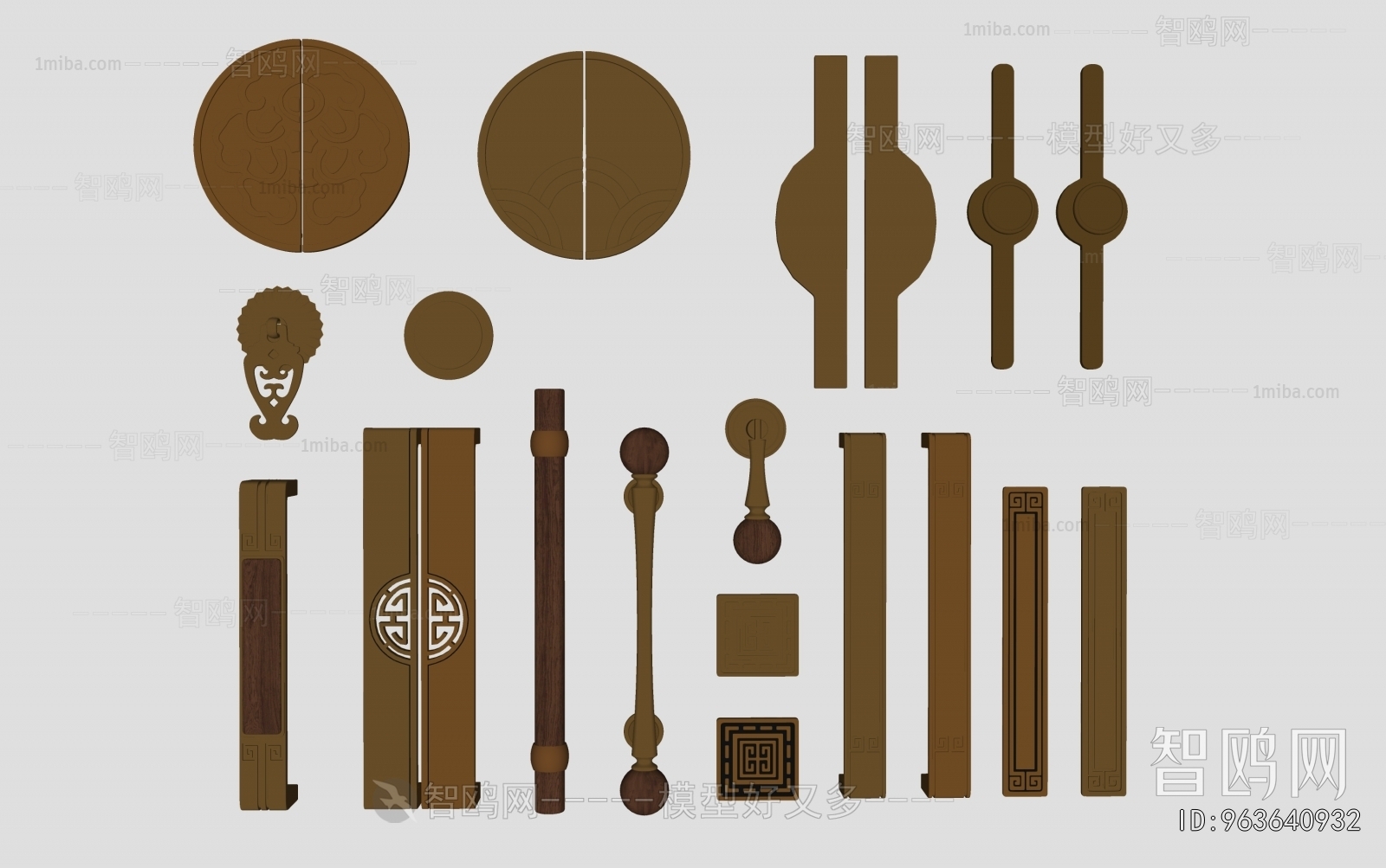 New Chinese Style Door Handle