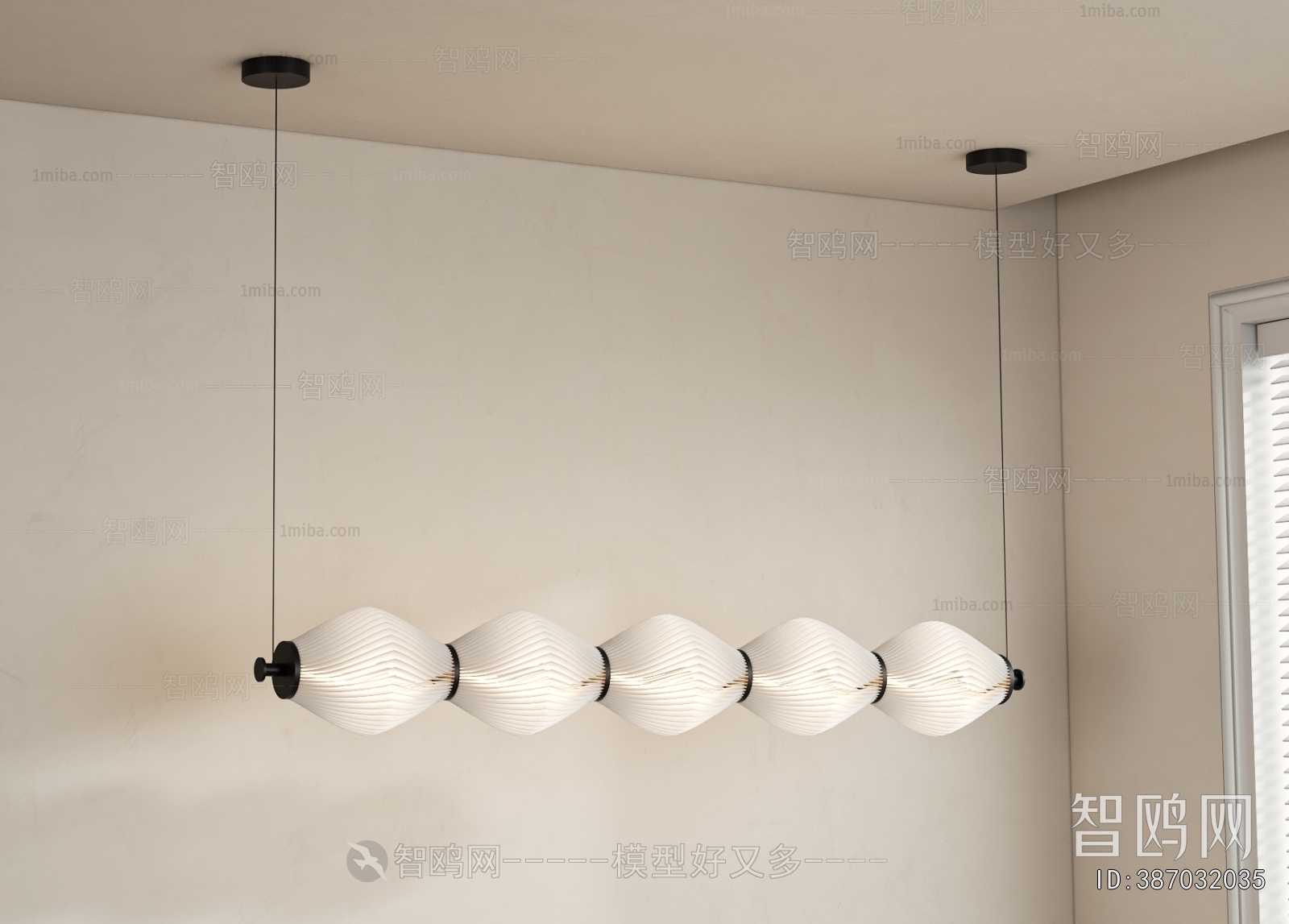 Modern Long Chandelier