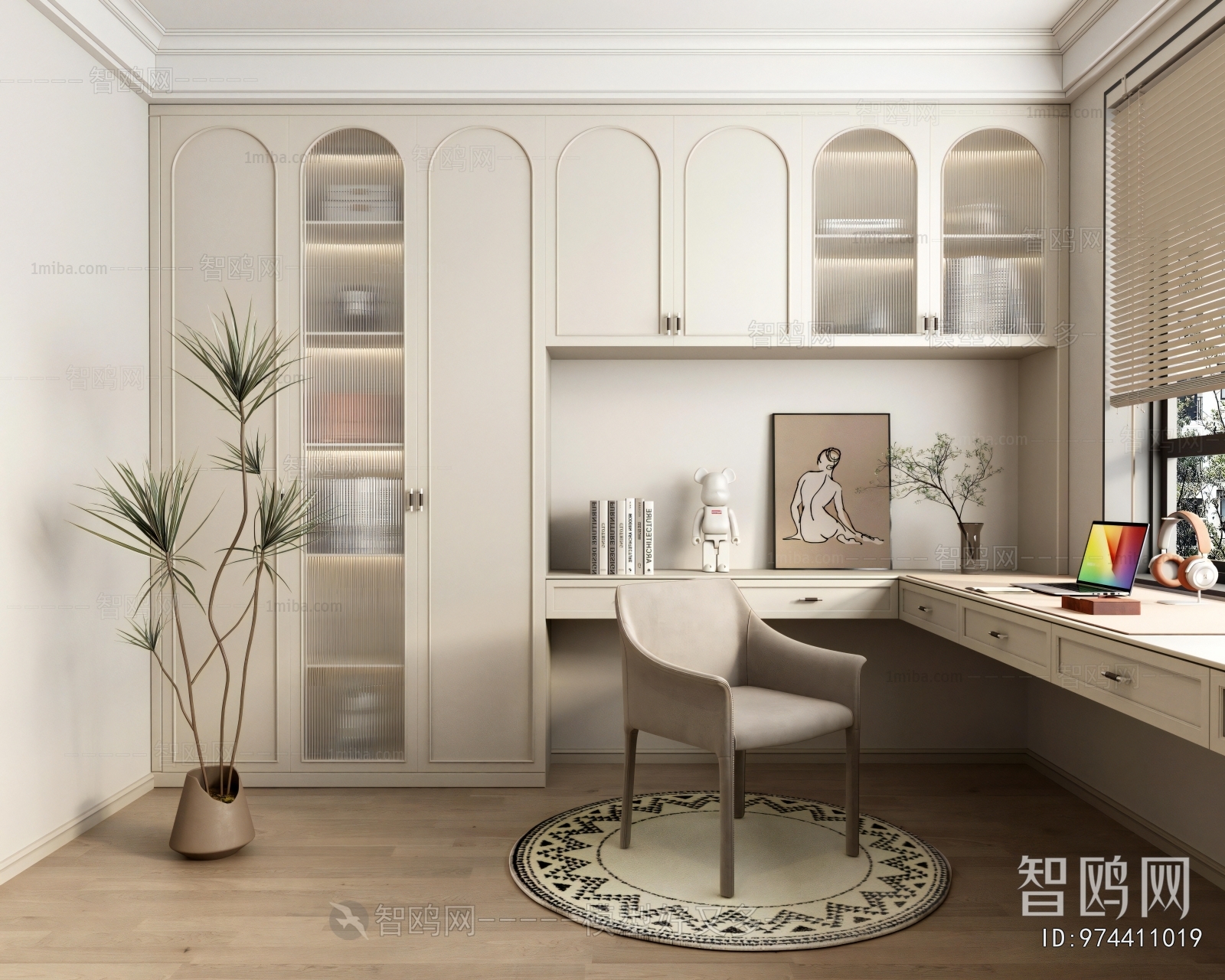 French Style Study Space