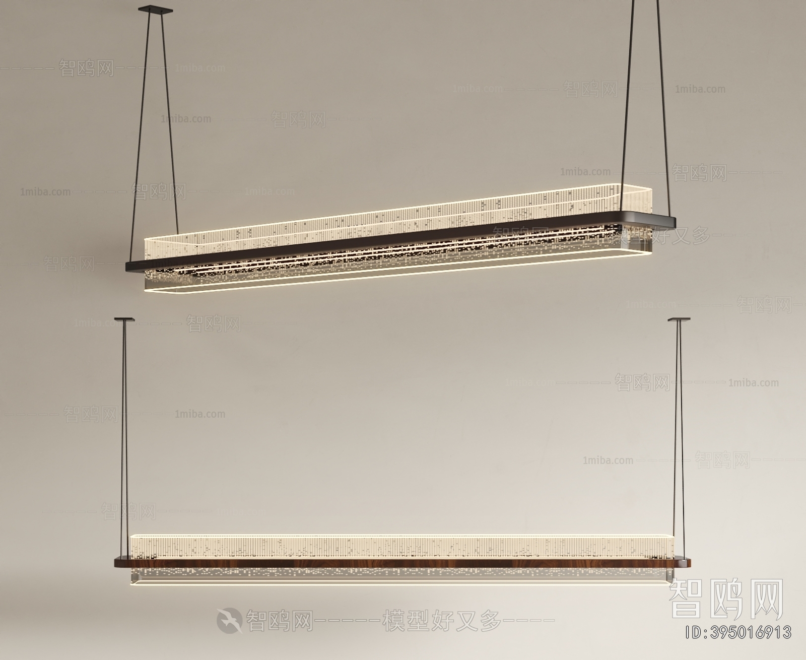 Modern Long Chandelier