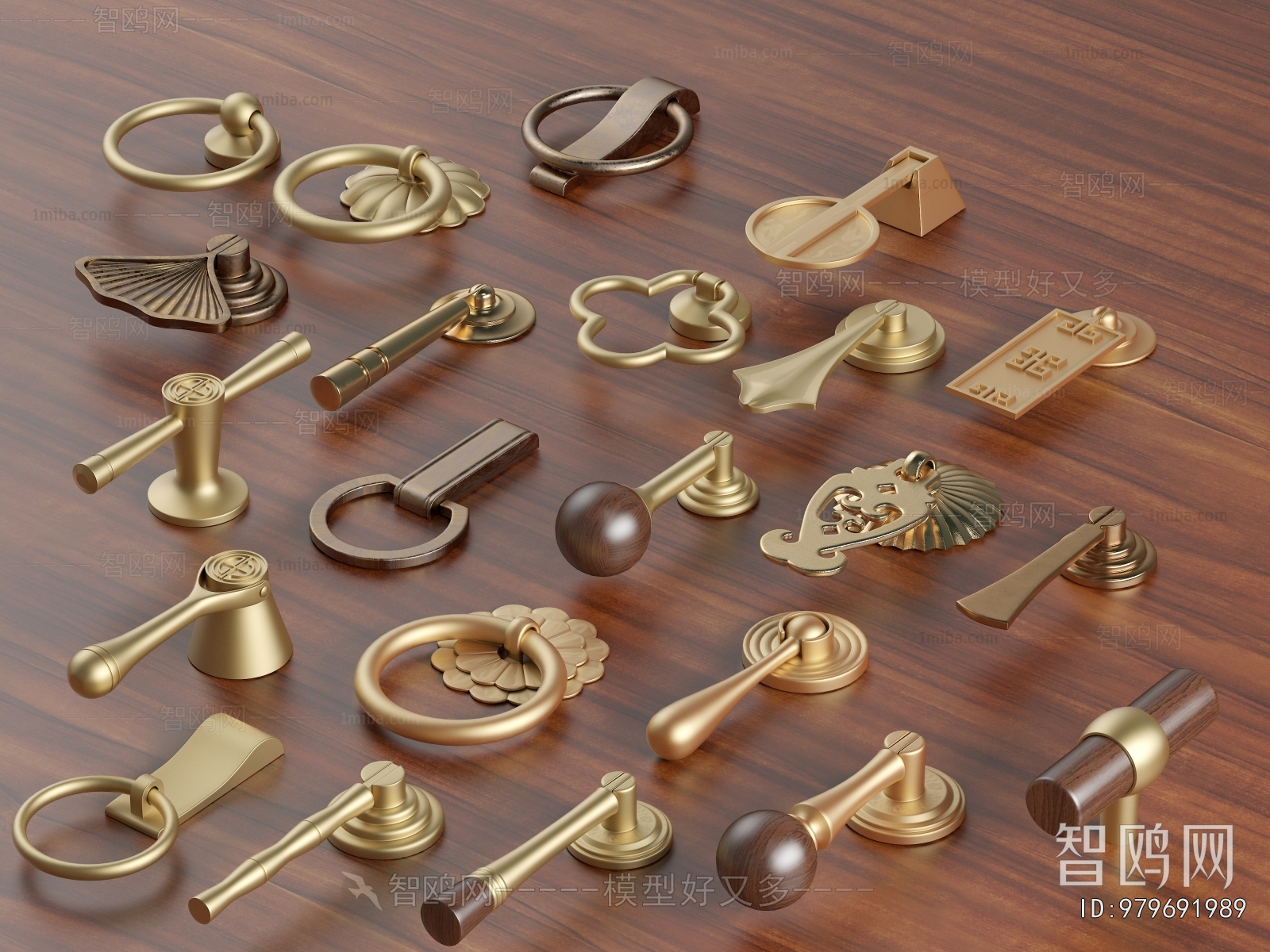 New Chinese Style Door Handle