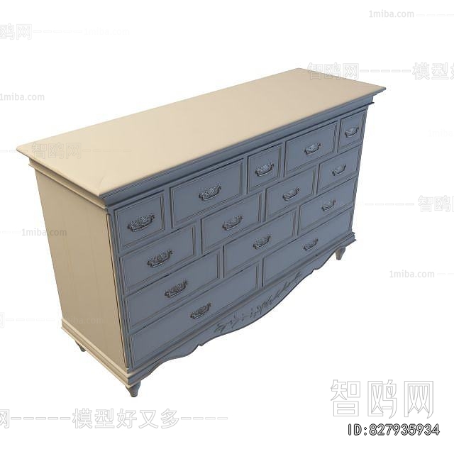 Simple European Style Side Cabinet