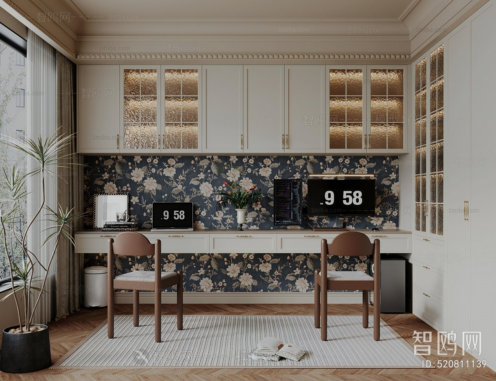 French Style Study Space