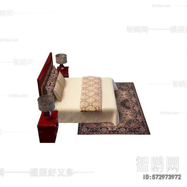 Chinese Style Double Bed