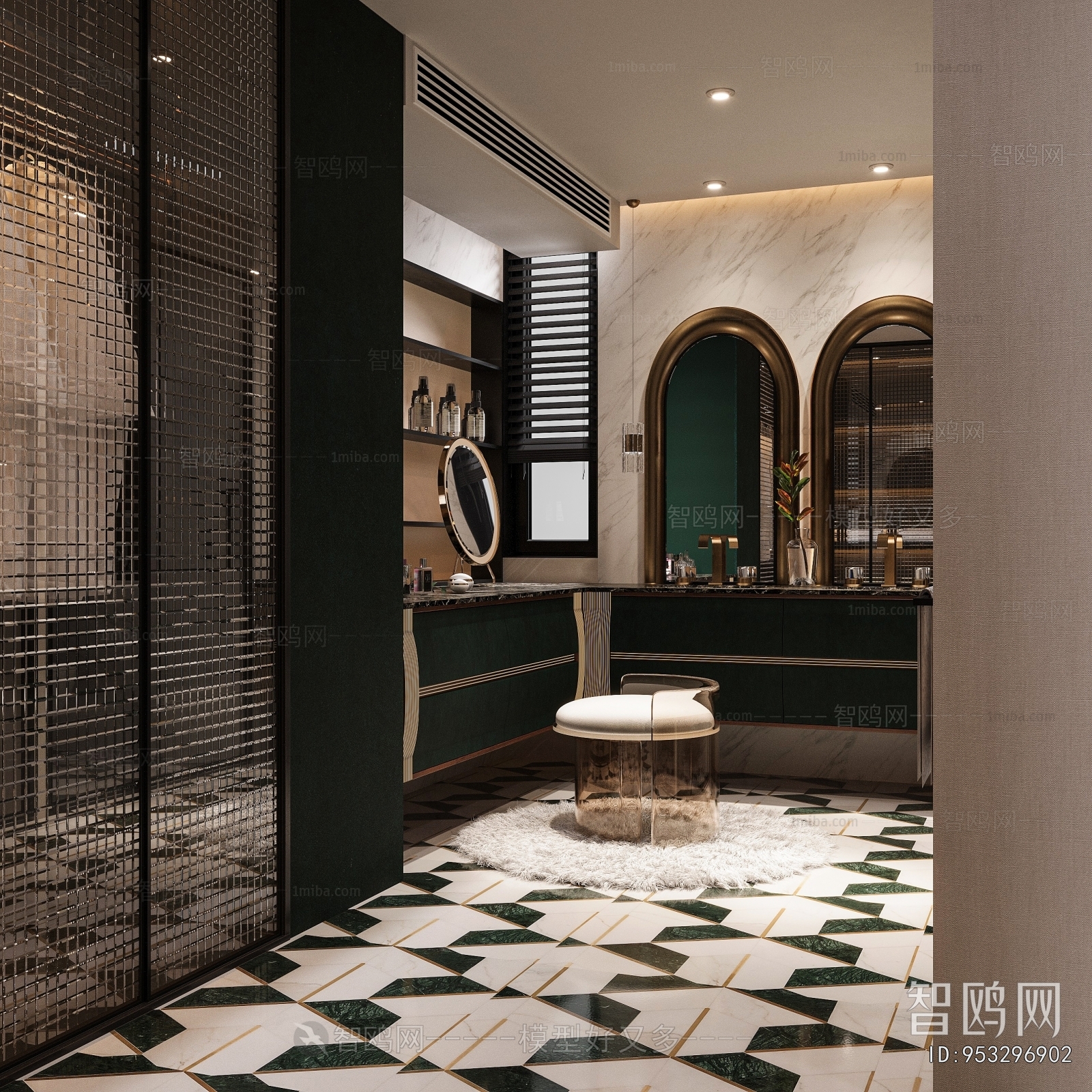 Modern Clothes Storage Area