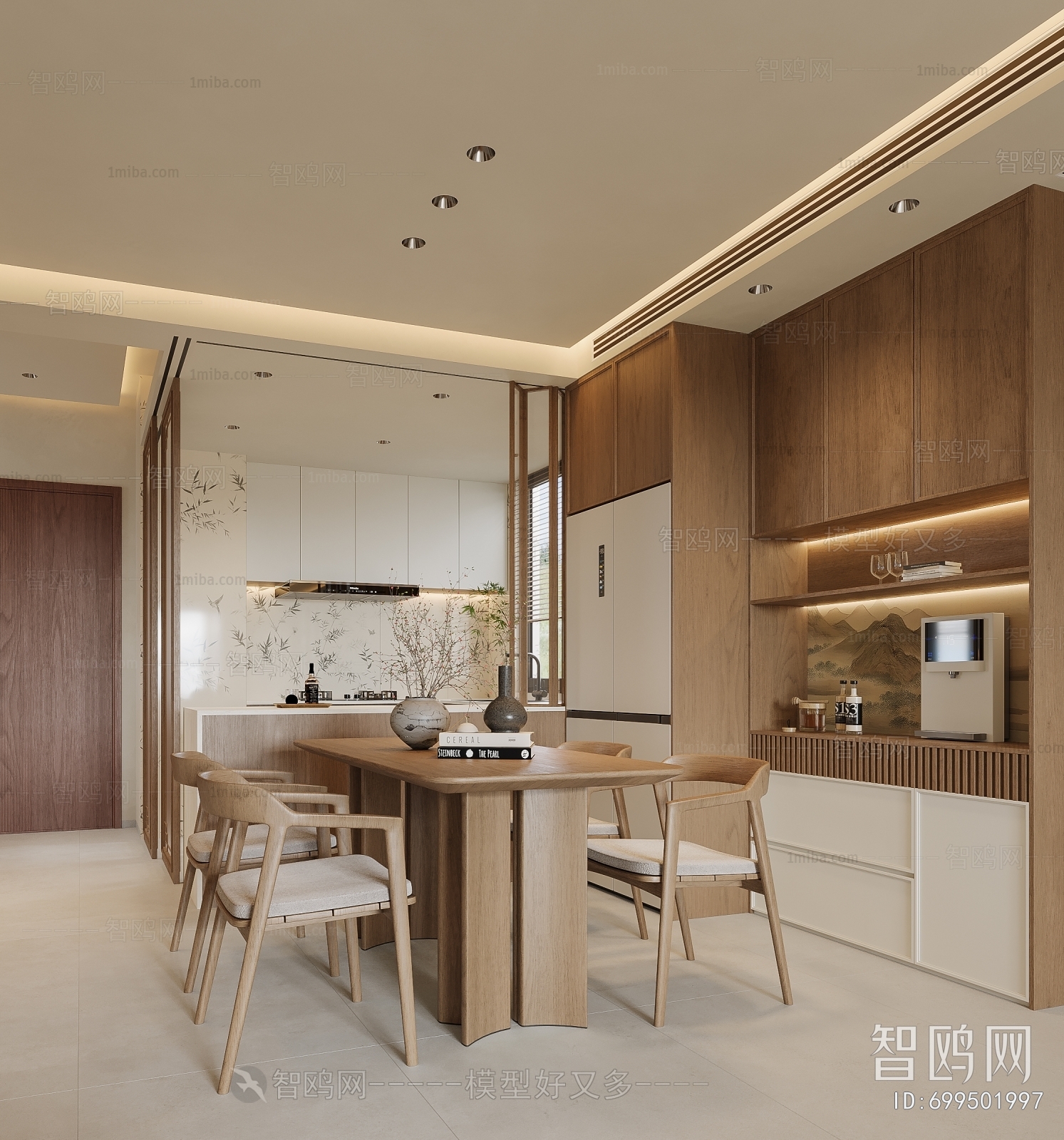 New Chinese Style A Living Room