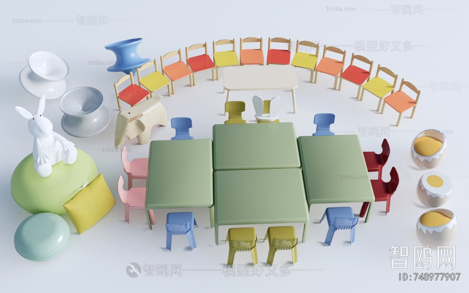 Modern Children's Table/chair