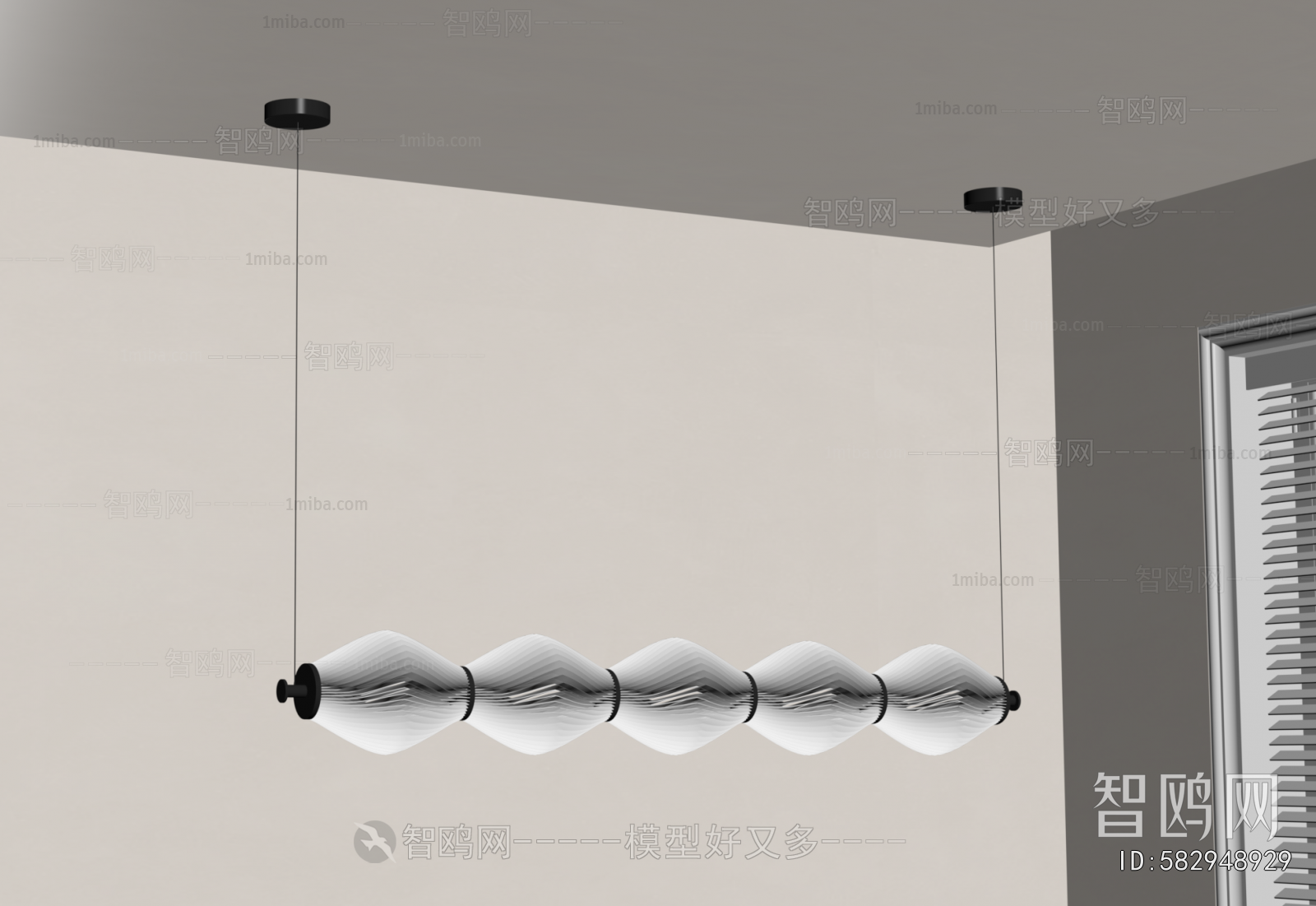 French Style Long Chandelier