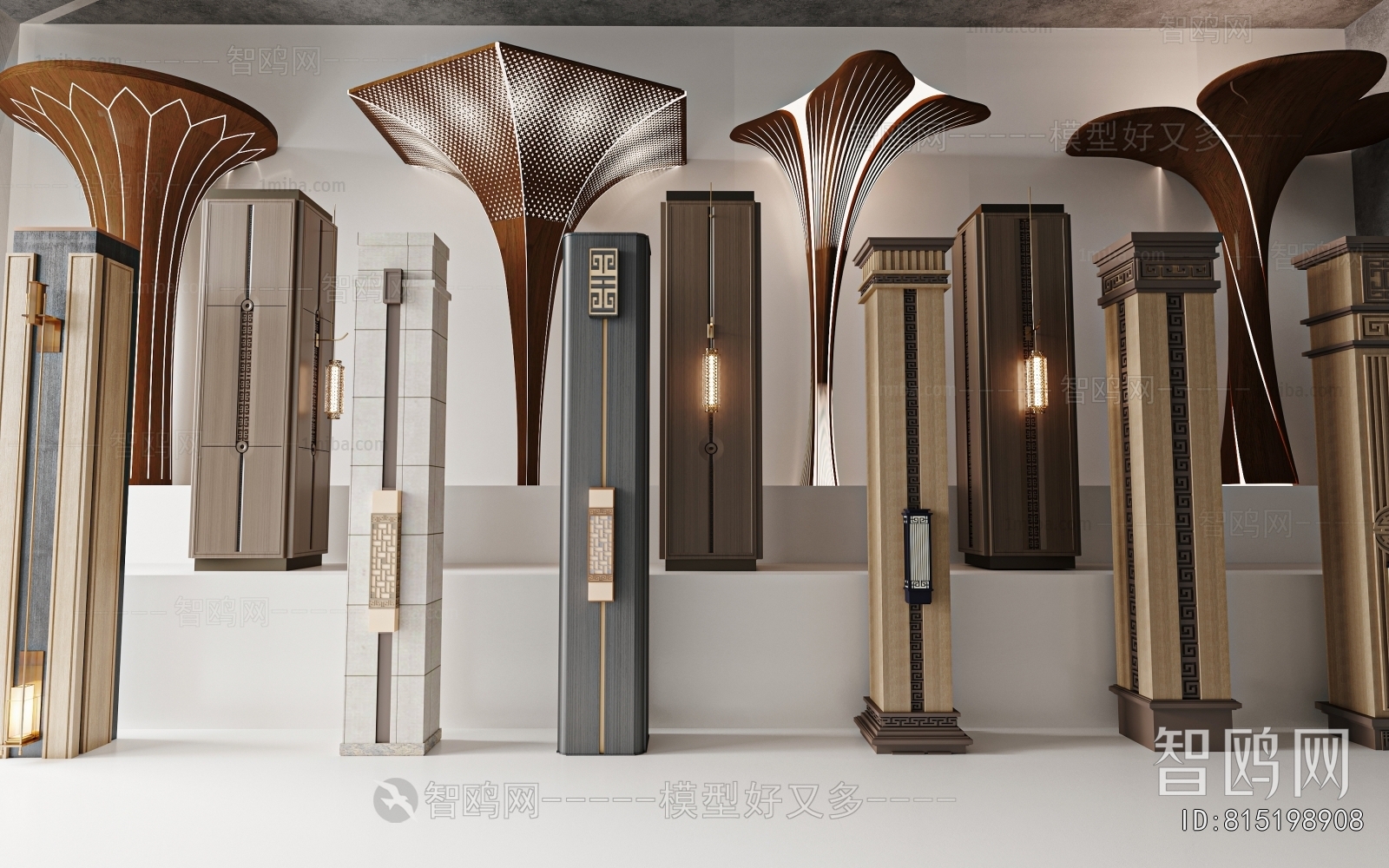 New Chinese Style Column