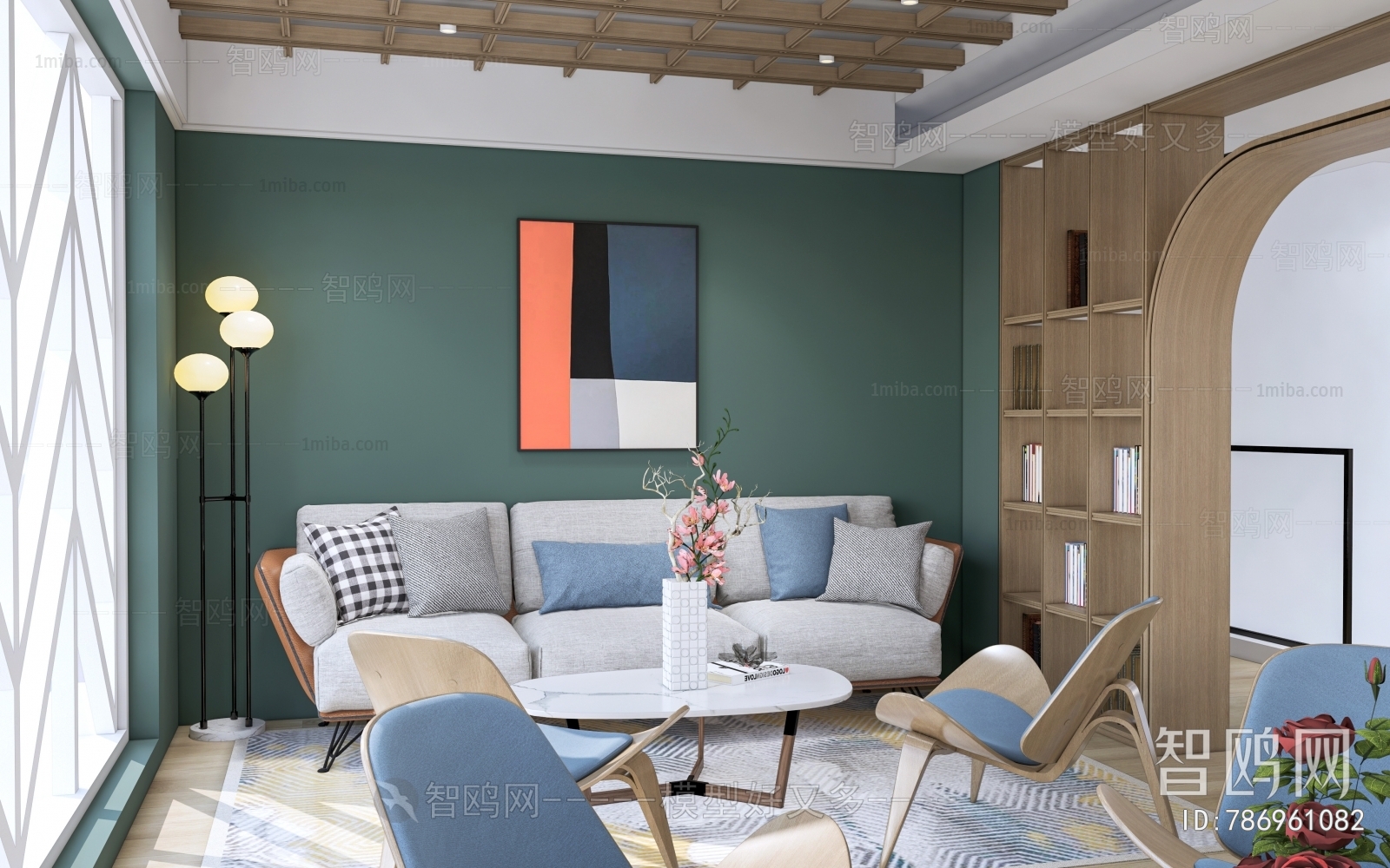 Modern Office Negotiation Area