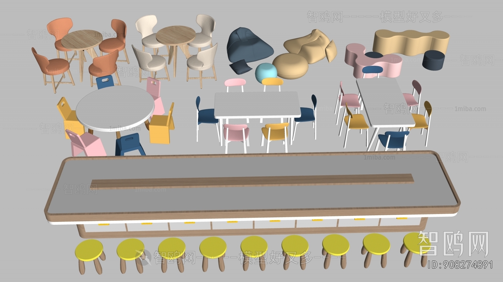 Modern Children's Table/chair