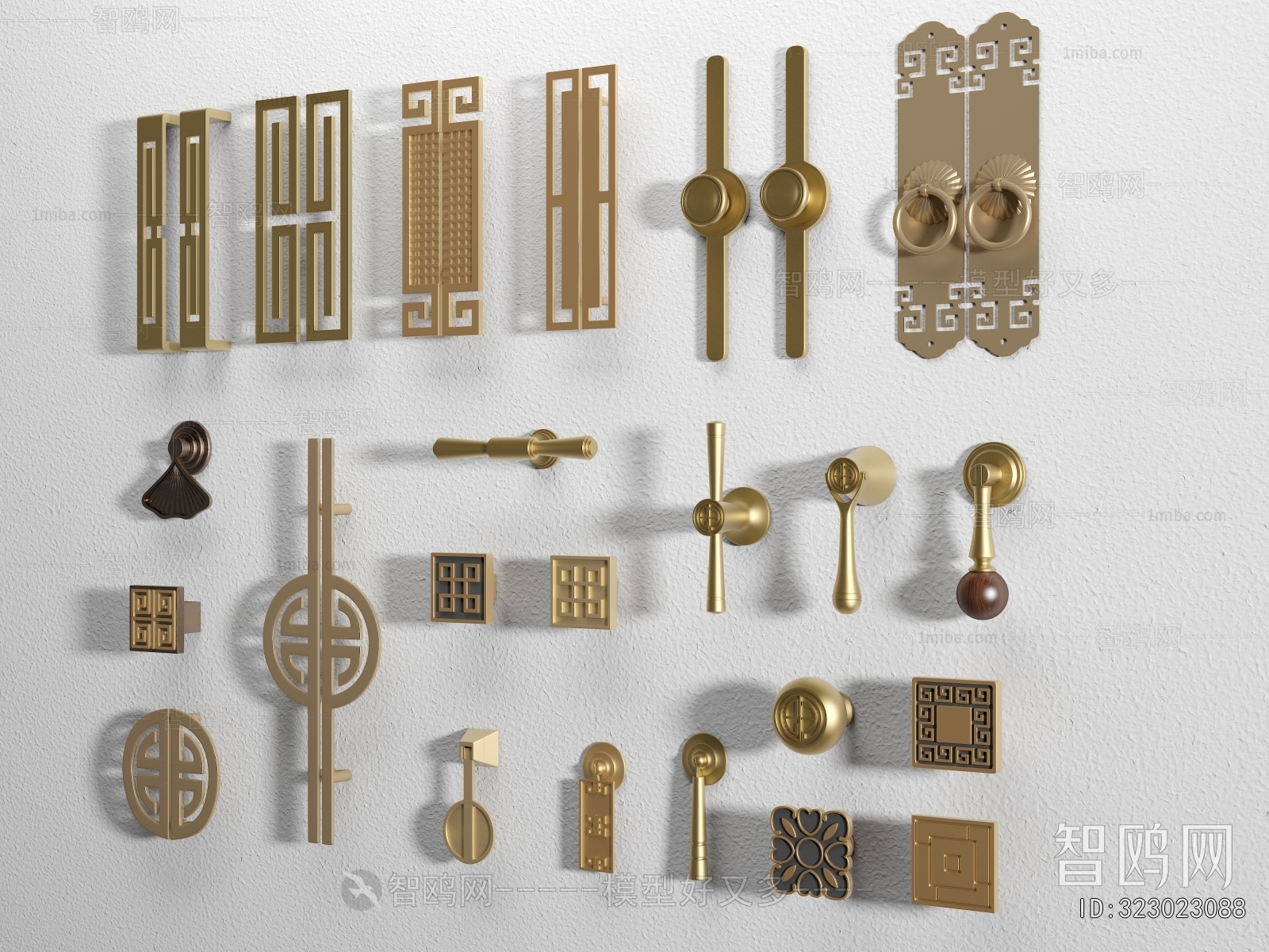 New Chinese Style Door Handle