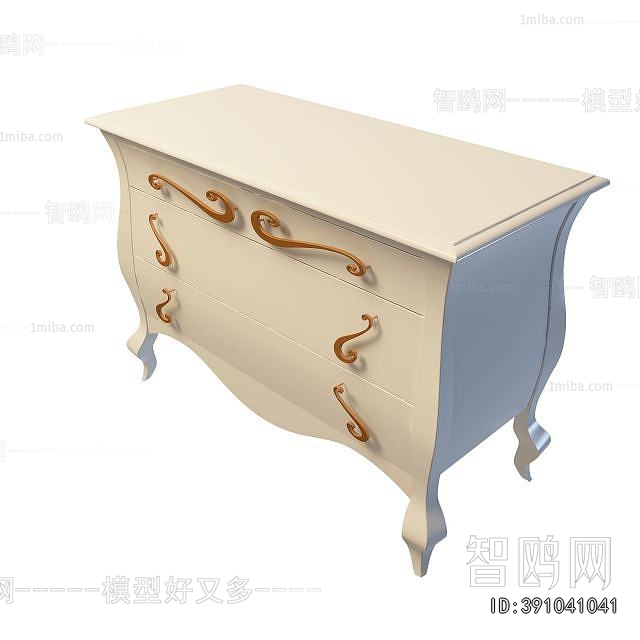 European Style Bedside Cupboard