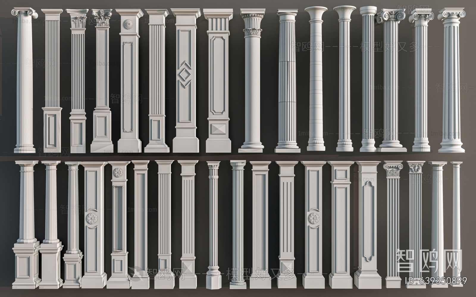 European Style Roman Pillar