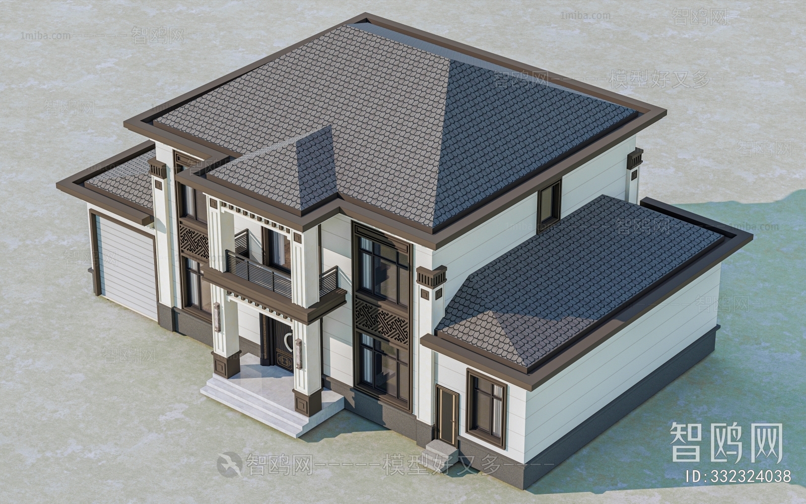 New Chinese Style Detached Villa
