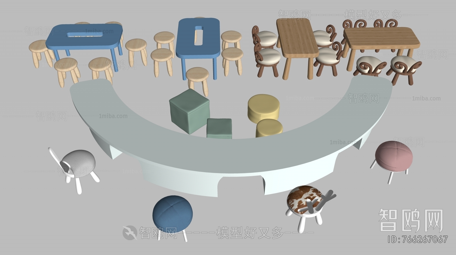 Modern Children's Table/chair